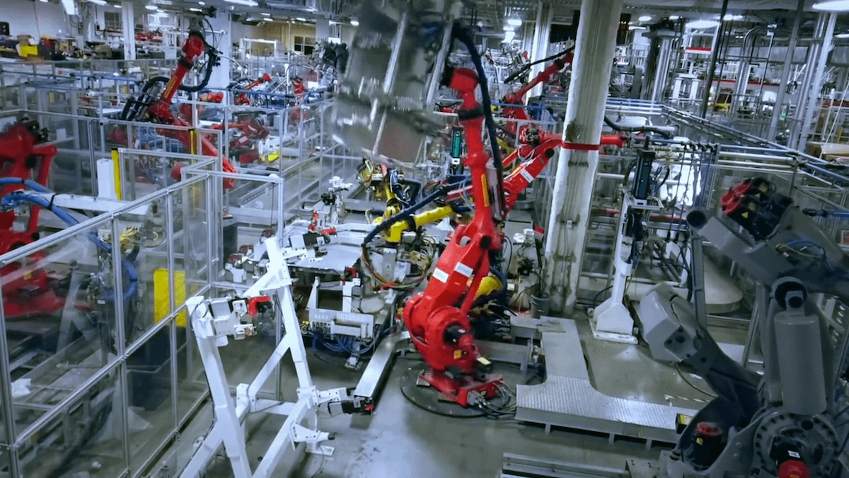 Tesla battery production at Gigafactory 1 