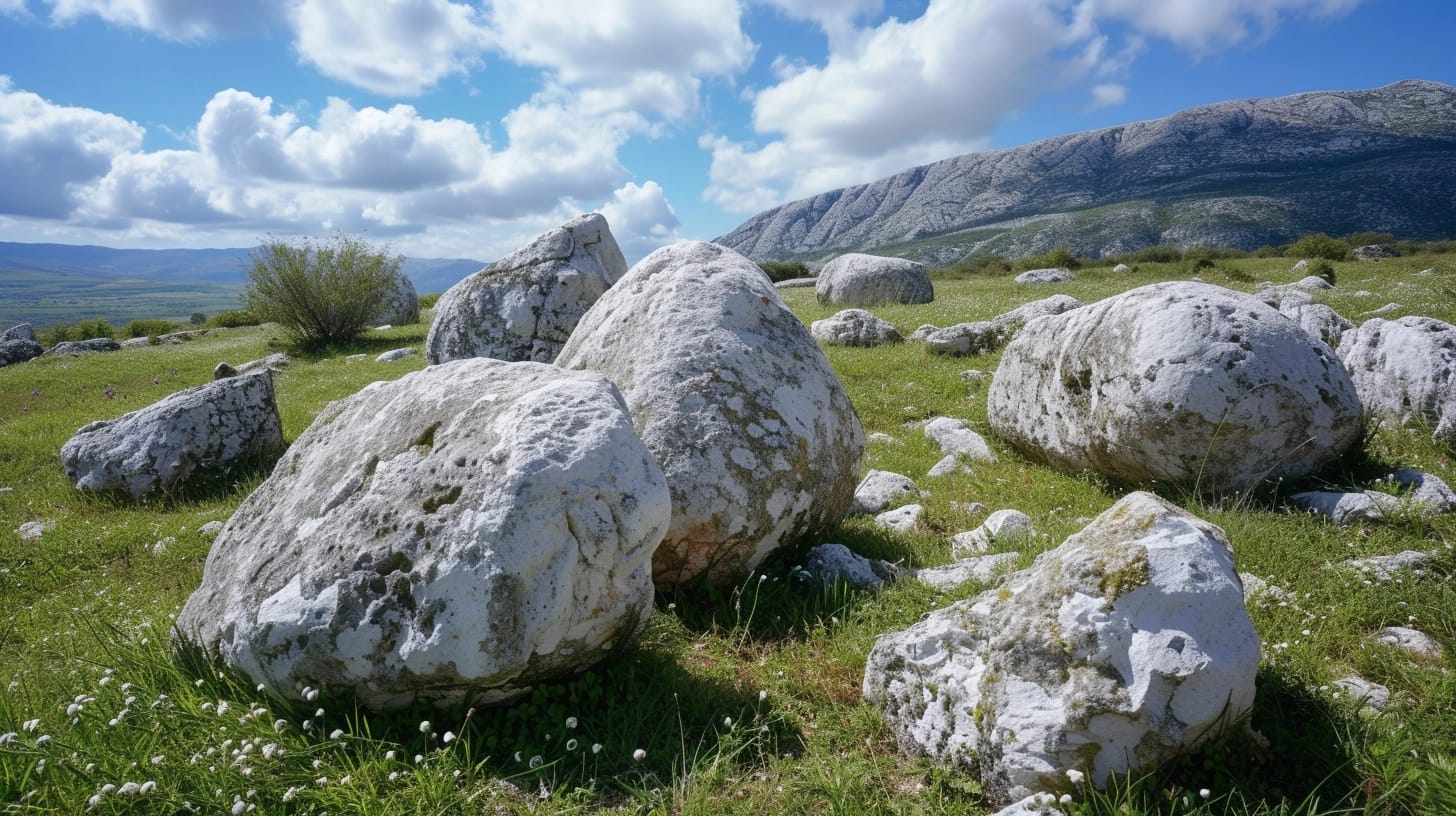 Archaeologists carefully excavating artifacts and human remains at Carnac's megalithic sites, uncovering clues about ancient civilizations.