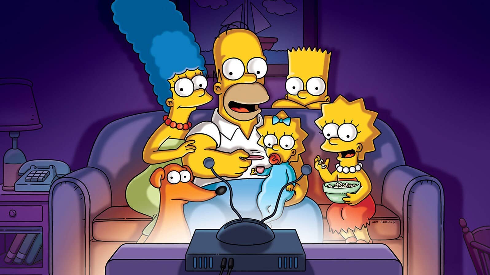 Bart Simpson on his skateboard, ready for adventure