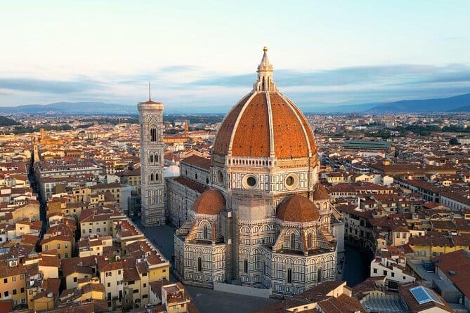 The stunning dome of the Cathedral of Santa Maria del Fiore designed by Filippo Brunelleschi.