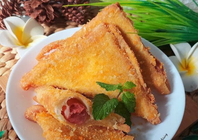 Sandwich Goreng: Camilan Renyah dengan Isian Keju Leleh yang Menggoda